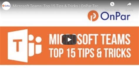 Microsoft Teams Tips and Tricks | Get Valuable Teams Insights Now