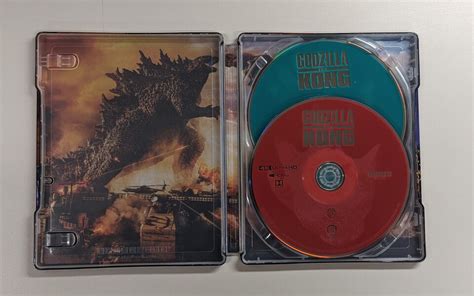 Godzilla Vs Kong Steelbook K Ultra Hd Blu Ray W Steelbook Protector