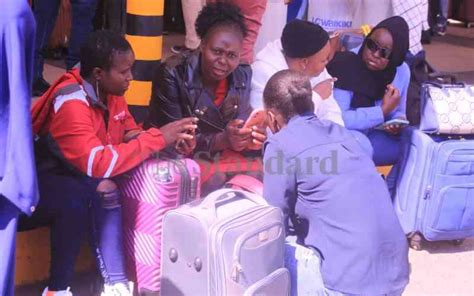 Pictures Aviation Workers Strike Leaves Passengers Stranded At Jkia