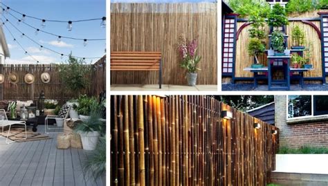 Amazing Ideas For Bamboo Fences To Decorate Your Yard And Garden My