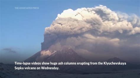 Eurasia S Tallest Active Volcano Erupts In Russia S Kamchatka Peninsula