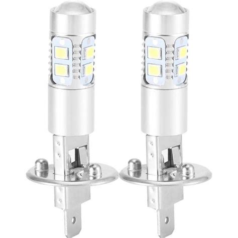 2x H1 100W LED Ampoule Voiture Blanc anti brouillard lumière HAN