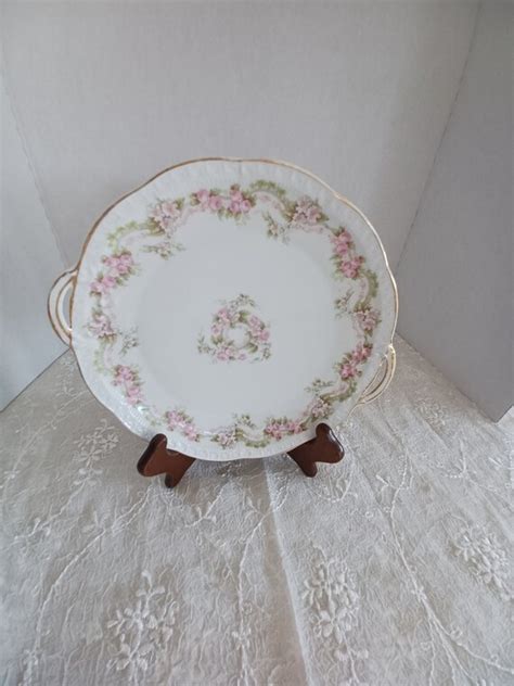 Vintage Orleans Z S Bavaria German China Rose And Greenery Etsy