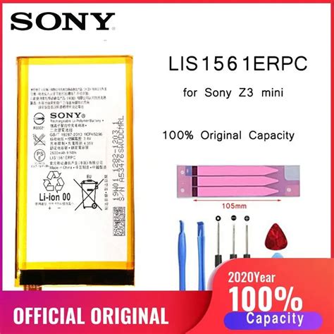 Original SONY Phone Battery LIS1561ERPC Replacement Batteries For SONY