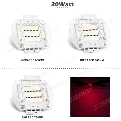 Nm Nm Nm High Power Smd Ir Led Chip W W W W W W W