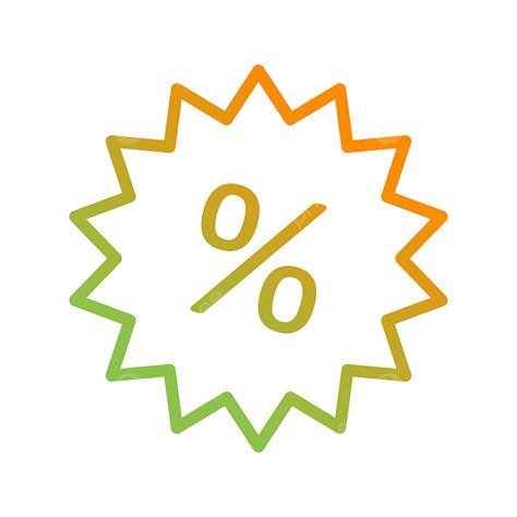 Percentage Vector Design Images Beautiful Percentage Tag Vector Line