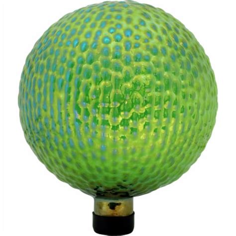 Sunnydaze Green Textured Surface Glass Outdoor Garden Gazing Globe Ball