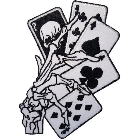 Skeleton Hand Holding Cards