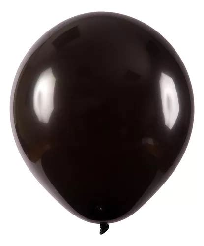 Unidades Tamanho Bal O Bexiga Preto Art Latex Mercadolivre