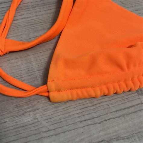 Jypsea Local Swim Jypsea Local Neon Orange Bikini Top Poshmark