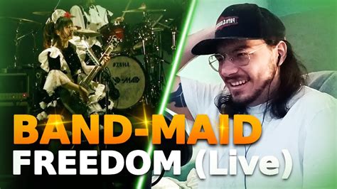 These Drums Band Maid Freedom Live Reaction By Lul Ab Youtube