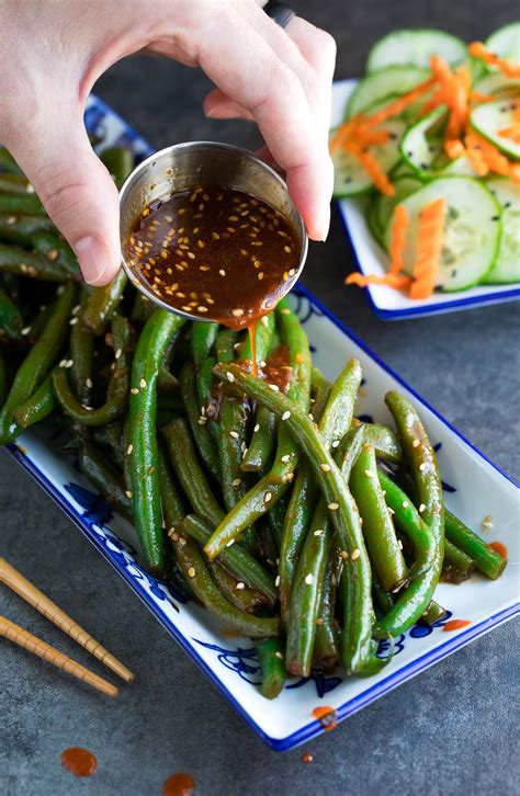 Spicy Sriracha Green Beans Recipe Peas And Crayons