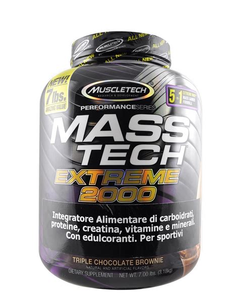 Mass Tech Extreme 2000 Performance Series By Muscletech 3180 Grams