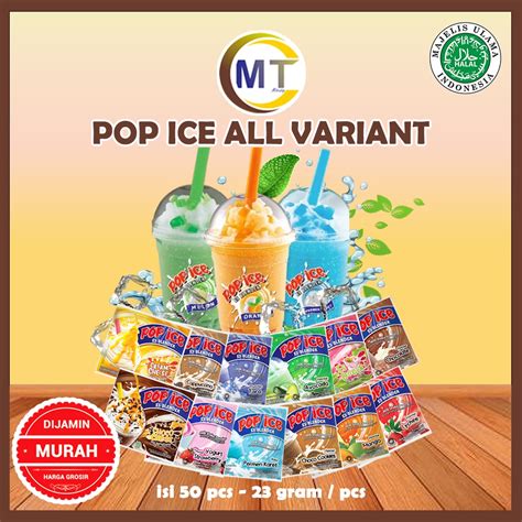 Pop Ice All Flavors All Variant Pop Ice Blender Pack Contents 50