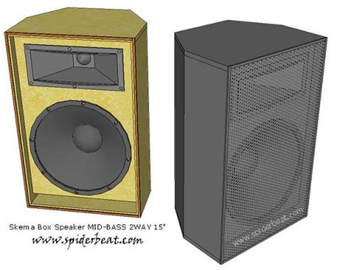 Skema Box Speaker Mid Bass Way Inch Indoor Dan Outdoor