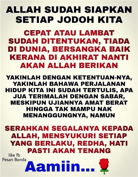 Redha Dengan Ketentuan Allah Benjamin Reyes