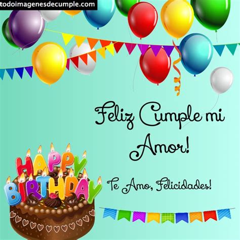 10 Imágenes De Feliz Cumpleaños Mi Amor Para Novios