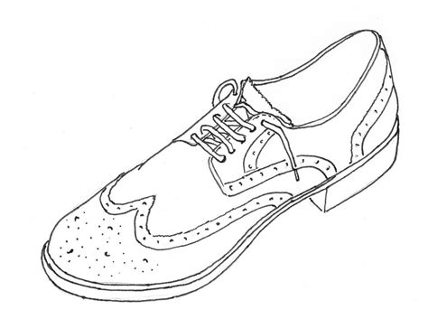 Shoe Outline Drawing at PaintingValley.com | Explore collection of Shoe ...