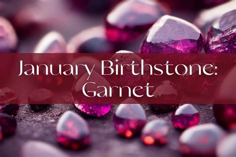 Birthstones Garnet