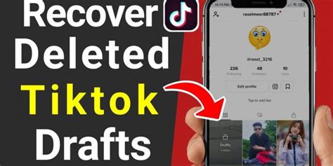 How To Recover Deleted Drafts On Tiktok Zeru