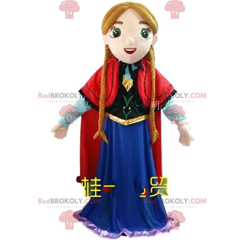 Mascot Princess Anna in "The Snow Queen" - - Sizes L (175-180CM)