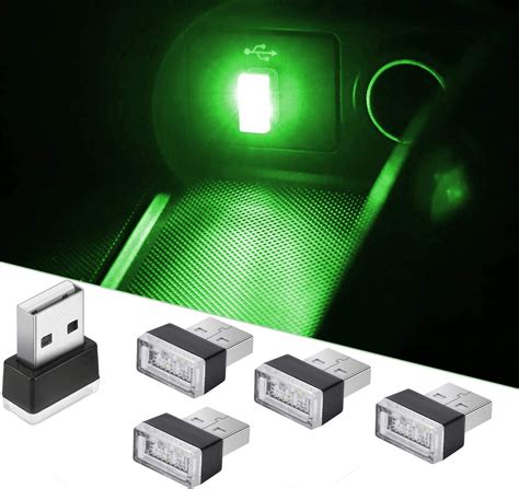 Ctricalver Luce Usb Auto Pcs Luci Ambiente Auto V Mini Luci Usb Kit