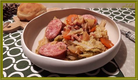 Pot E De Chou Vert Et Saucisse De Morteau Au Cook O Oh La Gourmande