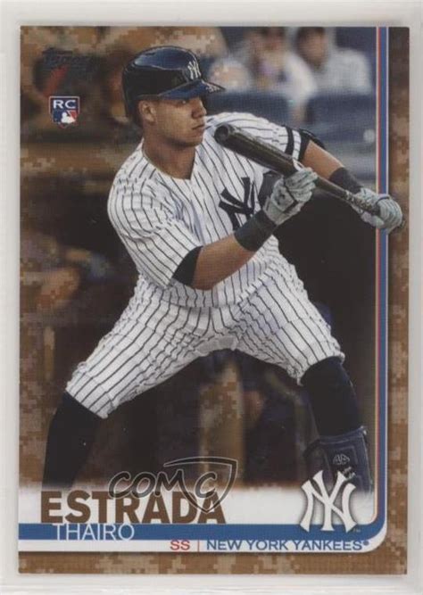 Topps Update Memorial Day Camo Thairo Estrada Us Rookie Rc