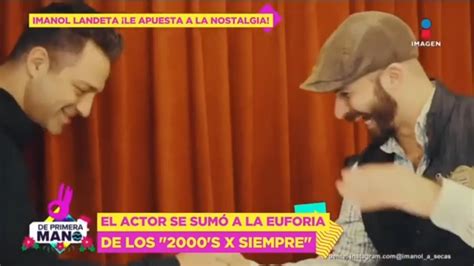 Imanol Landeta VUELVE A Los Escenarios En Los 2000s X Siempre De