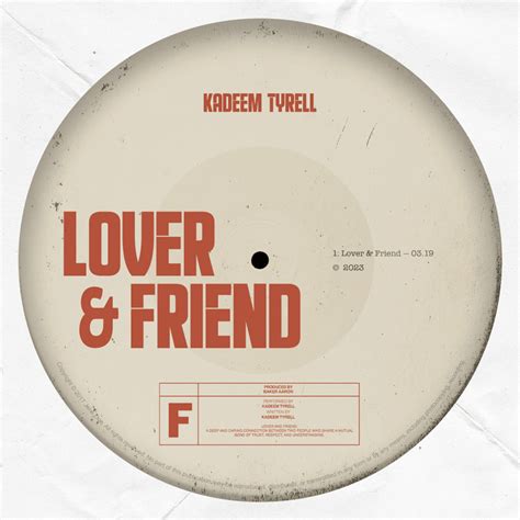 Kadeem Tyrell Lover Friend Lyrics Genius Lyrics