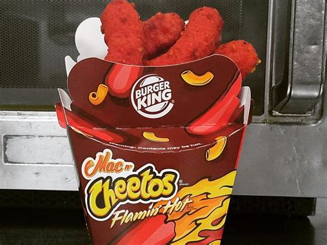 Burger King Just Launched Flamin Hot Mac N Cheetos Business Insider