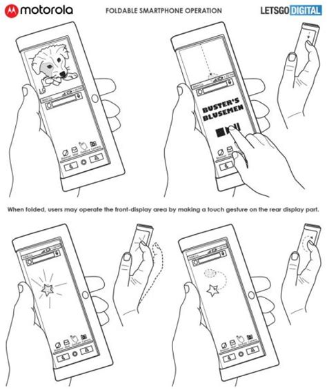Motorola Foldable Phone Patented and Rendered, Looks Legit - Concept Phones