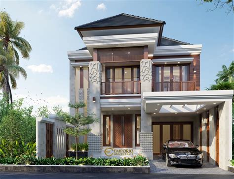 5 Desain Rumah Villa Bali 2 Lantai Pilihan Tahun 2020