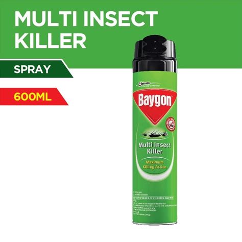 Baygon Multi Insect Killer Spray 500ml And 600ml Shopee Philippines