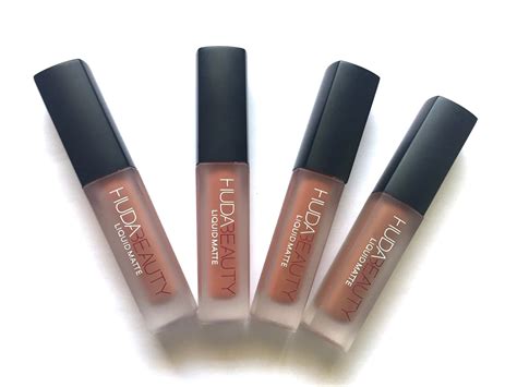 Huda Beauty The Nude Edition Liquid Matte Minis Lipstick Set Review