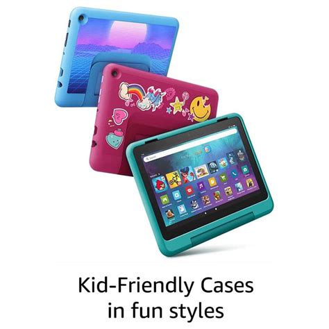 Amazon Fire Hd 8 Kids Pro 2022 8 Hd Tablet 32 Gb In Rainbow Universe