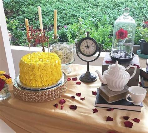 Belle Beauty And The Beast Birthday Party Ideas Photo Of