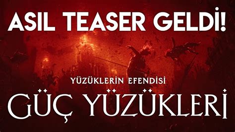 Yüzüklerin Efendisi Güç Yüzükleri Asil Teaser Geldi Ve MuhteŞem The