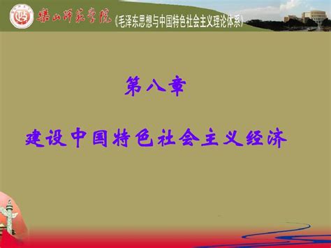 第八章建设中国特色社会主义经济word文档在线阅读与下载无忧文档