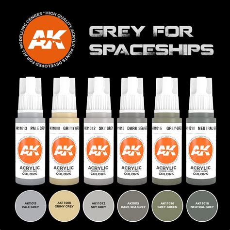 Buy Grey For Spaceships Online For Ak Interactive