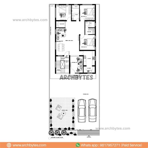 feet house plan