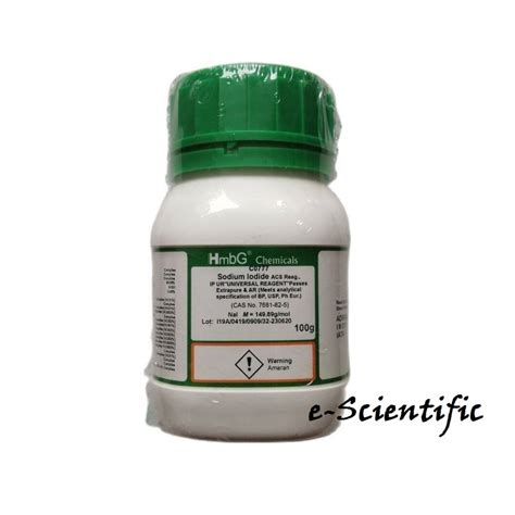 Sodium Iodide Aracs Ip Bp Usp Pheur 100g Hmbg Shopee Malaysia