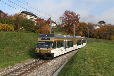 Be 2 6 7003 der MVR zwischen St Légeier Gare und St Légier Village