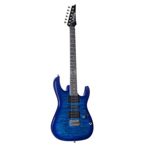 Ibanez Gio Grx Qa Tbb Transparent Blue Burst Dv En Gb