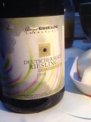 Keber Kolling Deutscher Sekt Riesling Halbtrocken Vivino Us