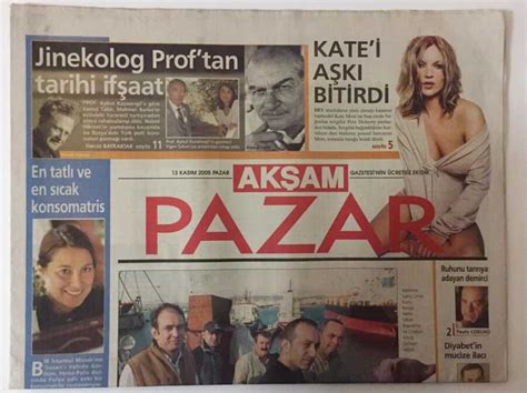 Akşam Gazetesi Pazar Eki 13 Kasım 2005 Korsan Mağduru Türk