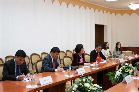 Minister Of Foreign Affairs Of Belarus S Aleinik Meets The Delegation