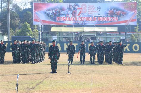 Kasdivif Kostrad Pimpin Upacara Bendera Agustus Di Madivif