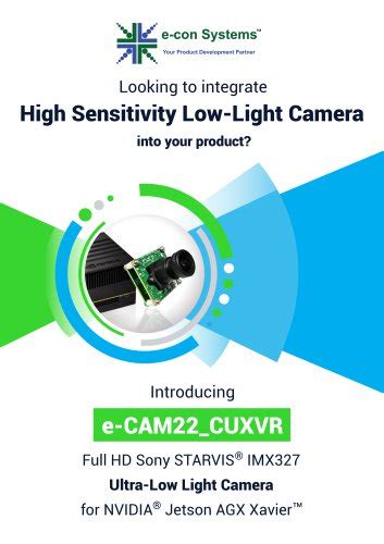 Sony Starvis Imx415 Low Light 4k Camera For Jetson Xavier Nx E Con