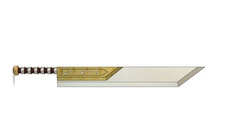 3D Cosplay Sword - Glave v1 - TurboSquid 1787798